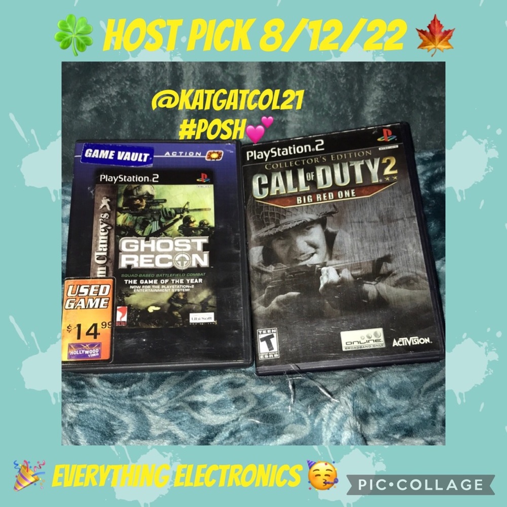 Vintage bundle of two PlayStation 2 games 💕